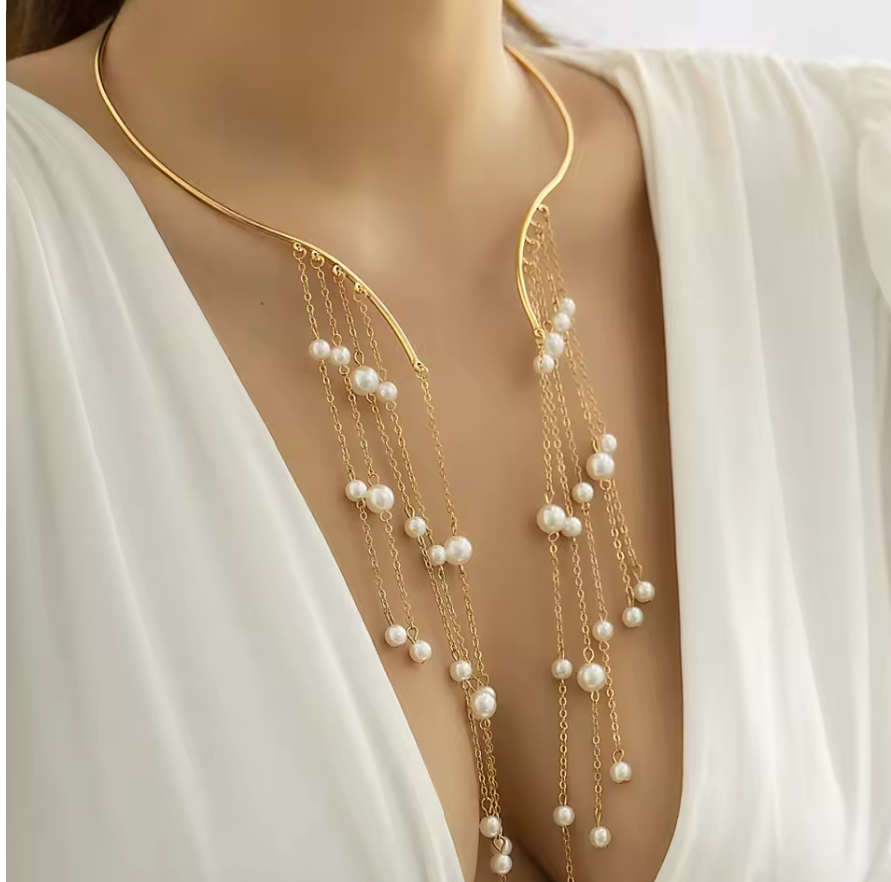 Collar con Perlas