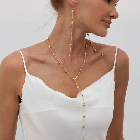 Set Collar y Aretes Duet Eleganza