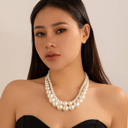 Set Collar Velvet Chain