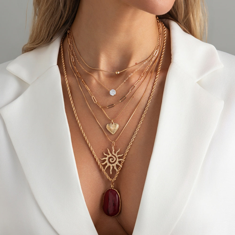 Set Collar y Aretes Imperial