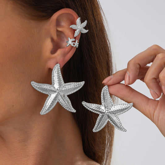 Set Aretes Estrella Del Mar