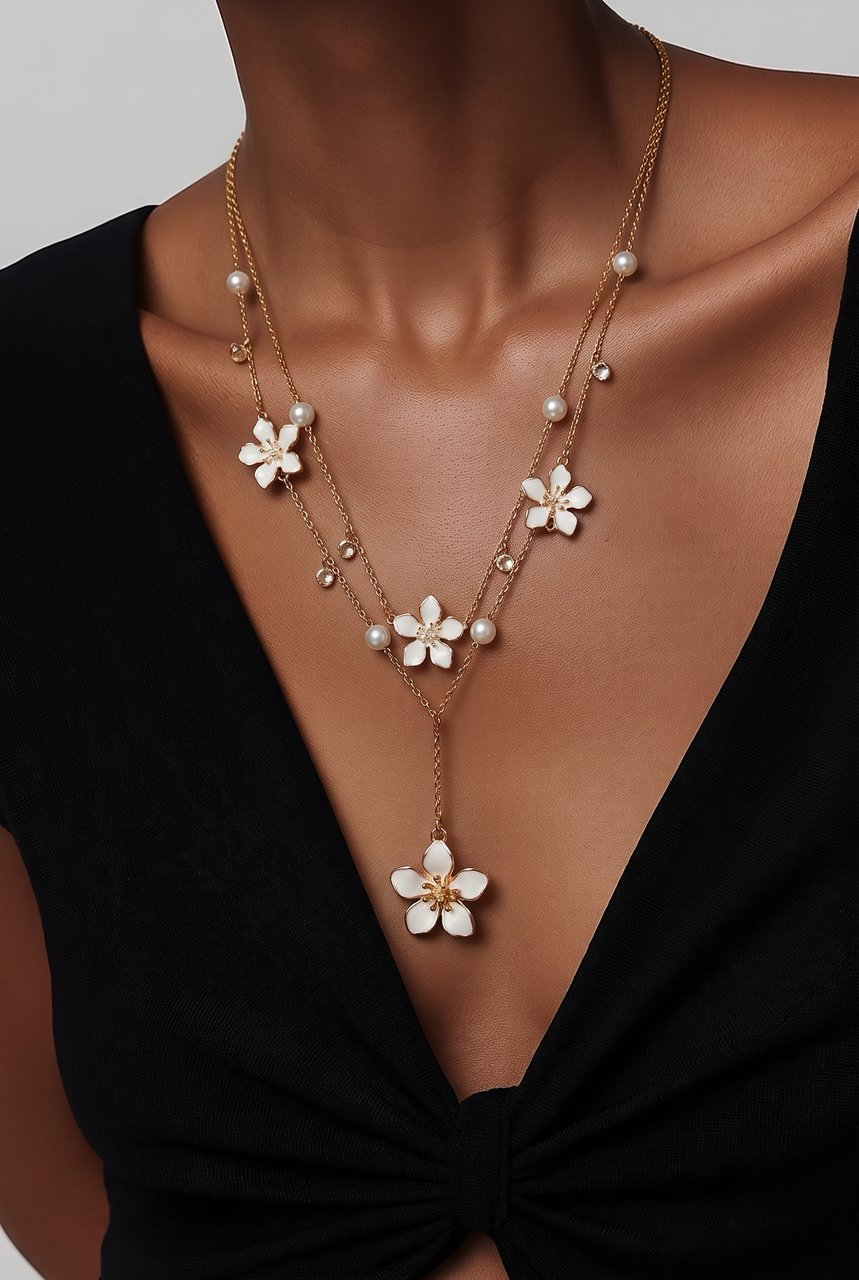 Set Collar y Aretes Royal Diamond