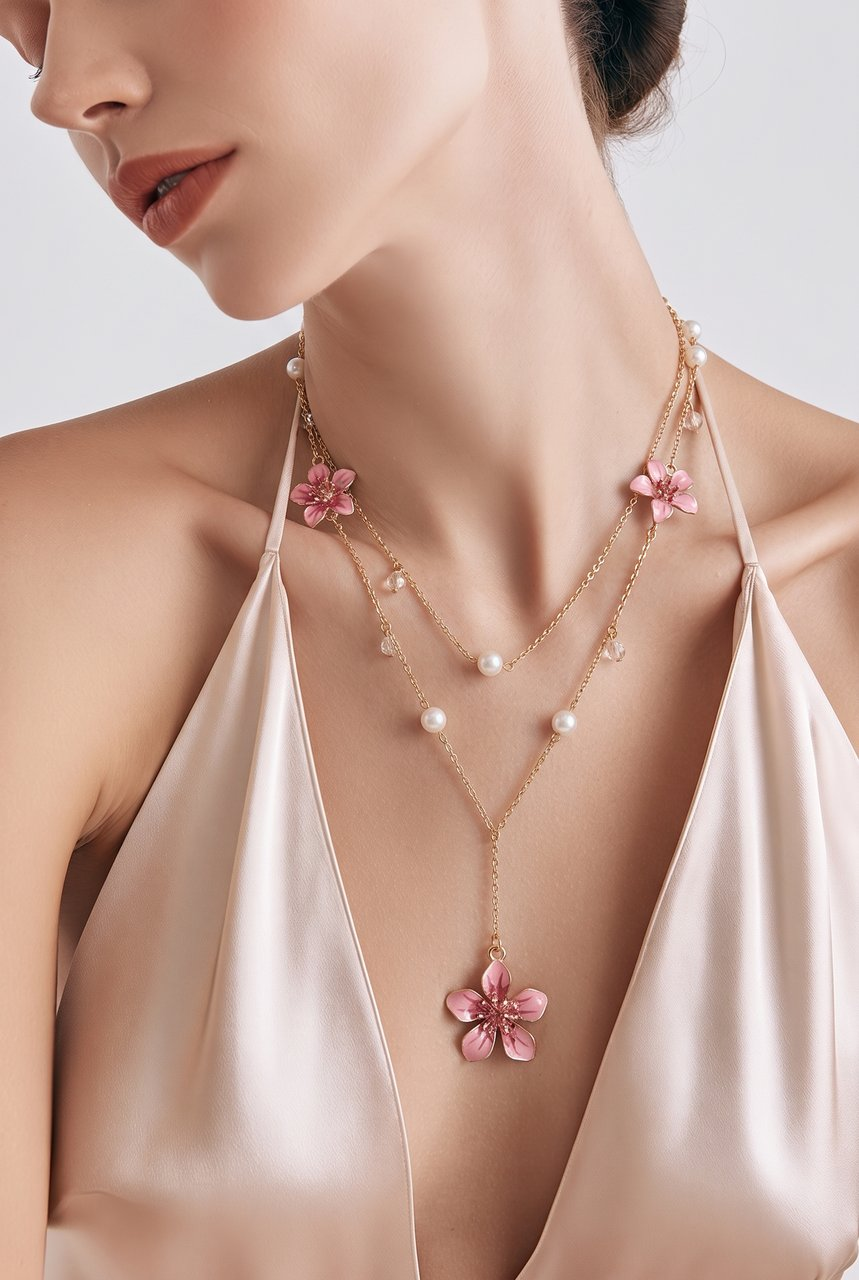 Set Collar y Aretes Golden Sun