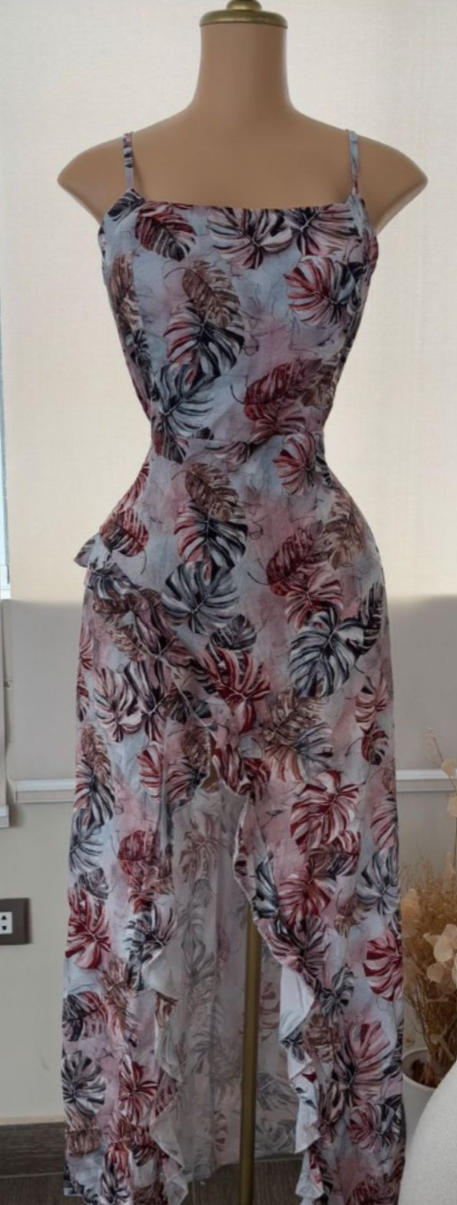 Vestido Tropical de Tirantes