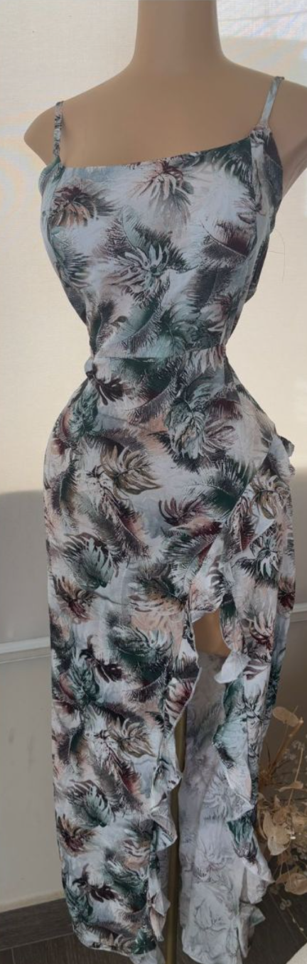 Vestido Tropical de Tirantes